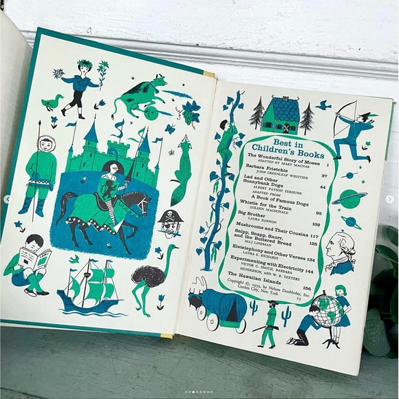 Vintage Best in Children’s Books  SCARRY Ist Ed V 5 Dust Jacket Doubleday 1959 - Picture 3 of 8